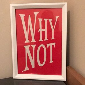 Picture with words to live by